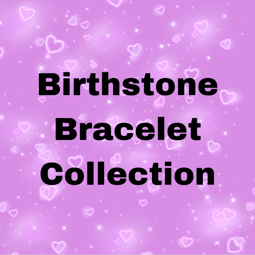 Custom handmade 1 of a kind gemstone and crystal,etc. Bracelets